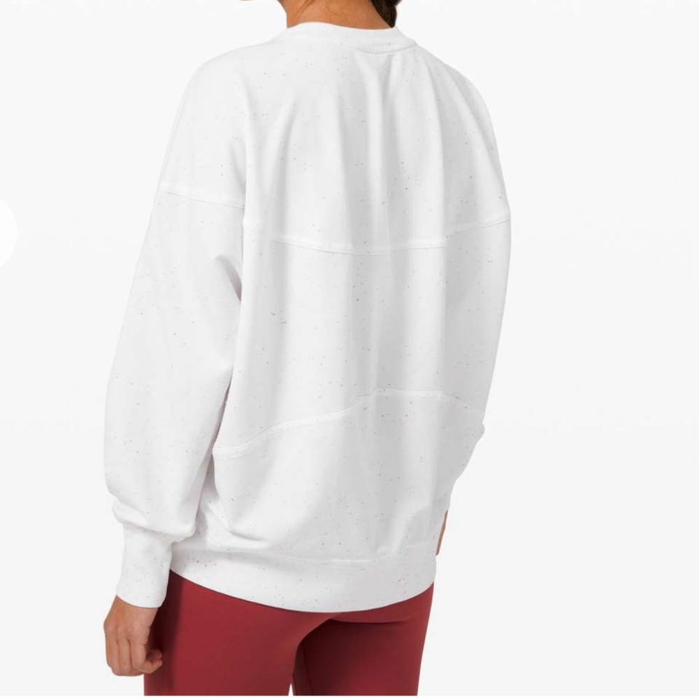 Lululemon LA Back in Action Crewneck - White Confetti